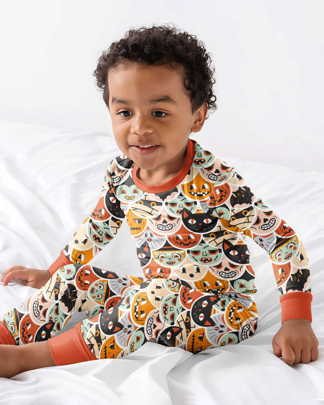 Monster Mash-Up Bamboo Two Piece Long Sleeve Pajama Set