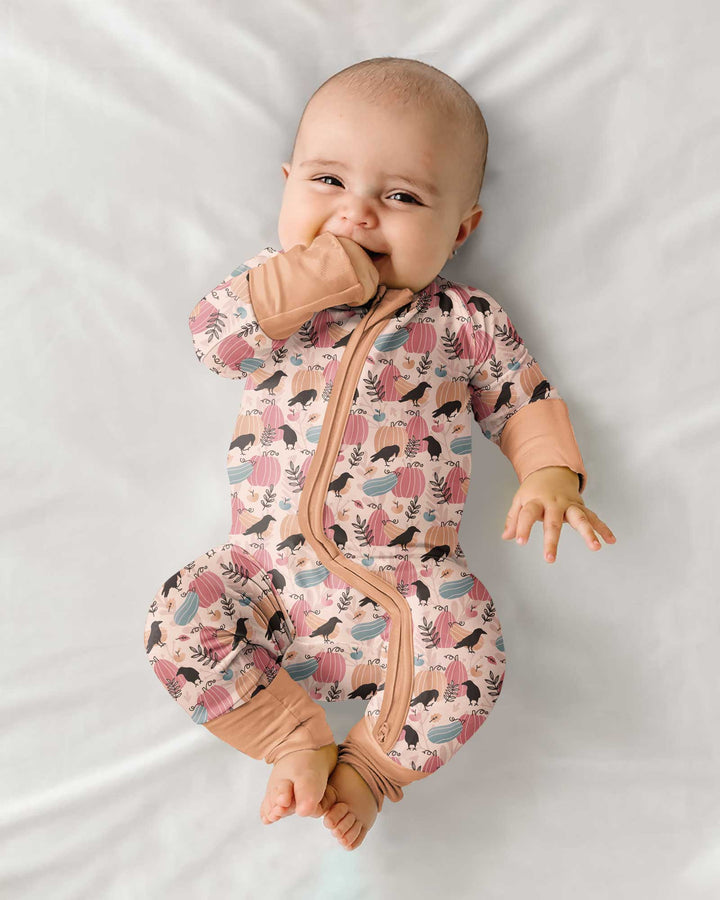 Pastel Pumpkin Patch Bamboo Convertible Zippy