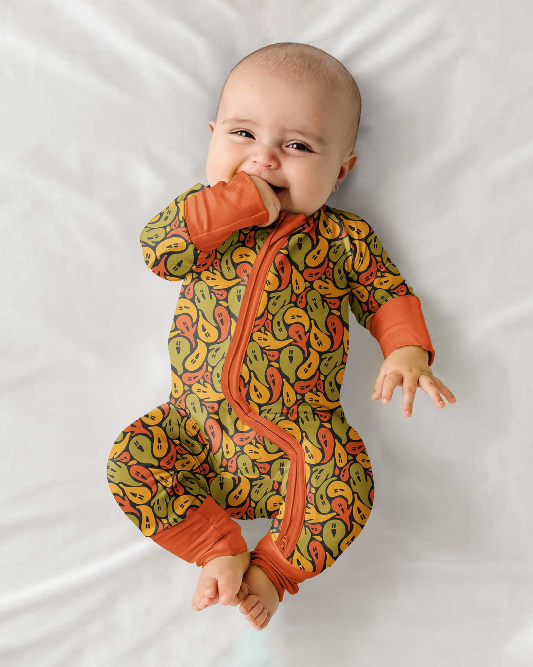 Retro Haunts & Happy Boos Bamboo Convertible Zippy