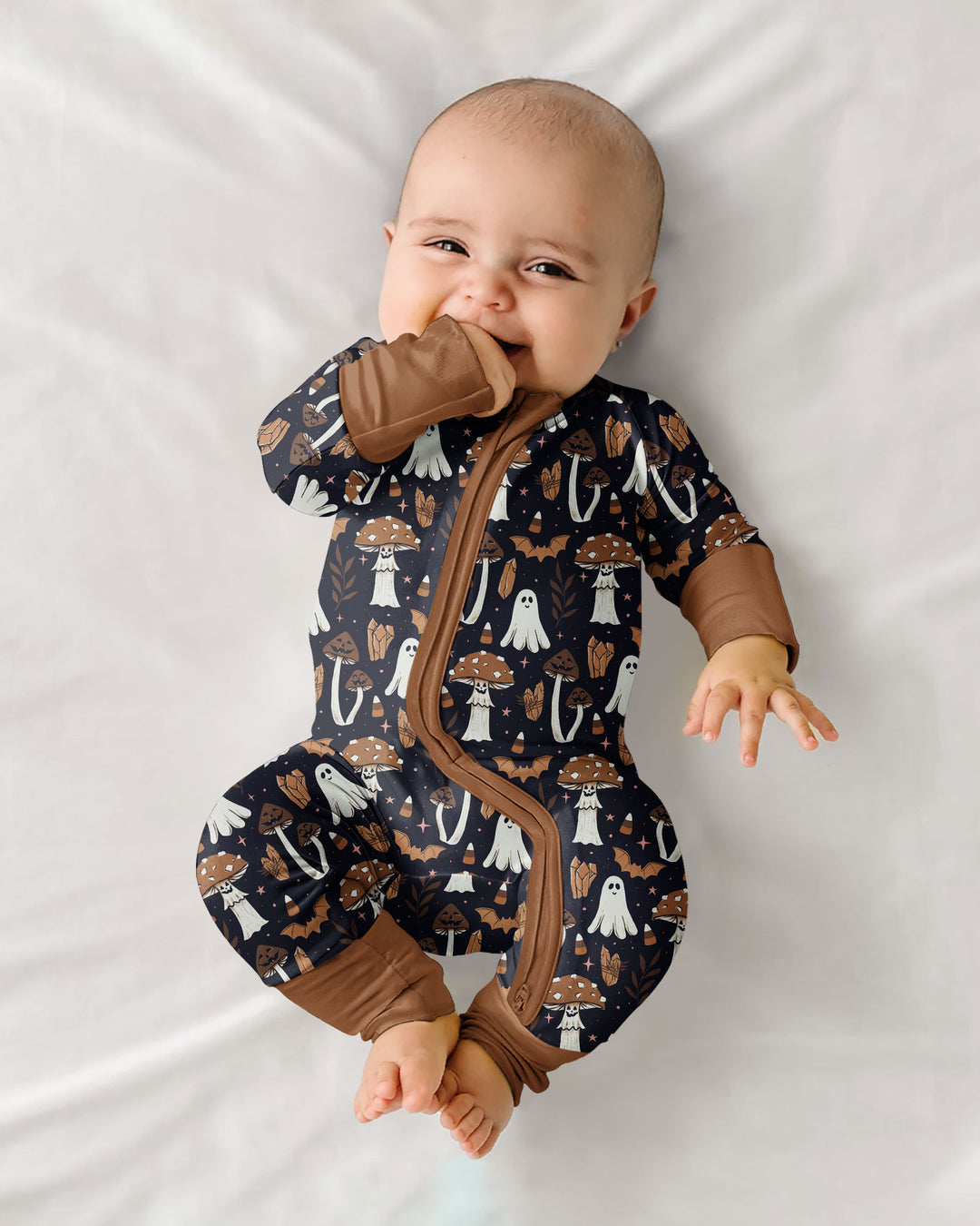 Retro Halloween Whimsy Bamboo Convertible Zippy