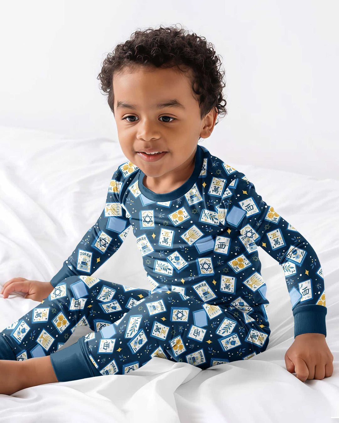 Love And Lights Bamboo Two Piece Long Sleeve Pajama Set