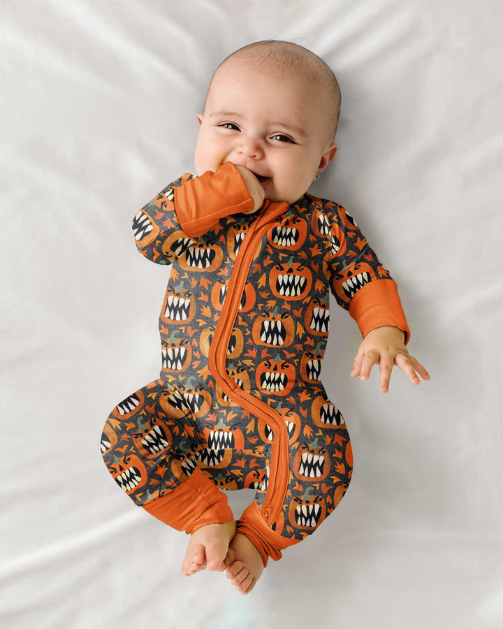Pumpkin Monsters Bamboo Convertible Zippy