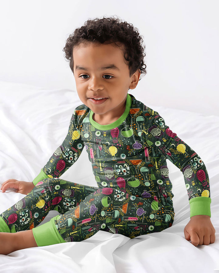 Mad Science Bamboo Two Piece Long Sleeve Pajama Set