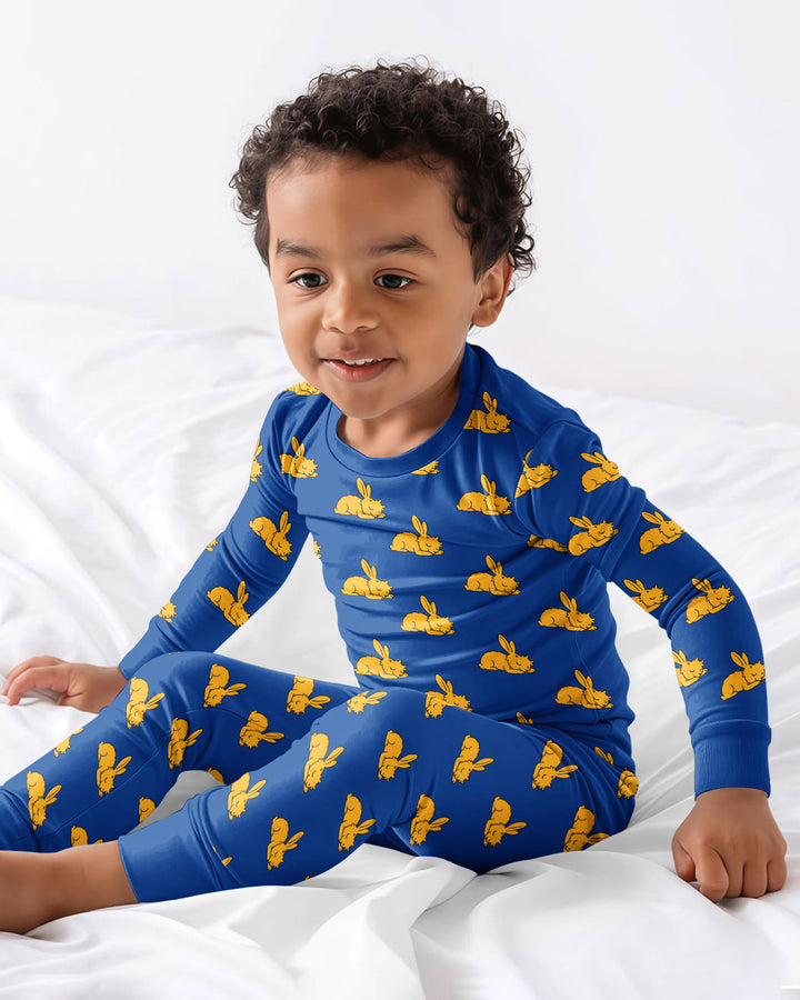 Template Bamboo Two Piece Long Sleeve Pyjamas Set