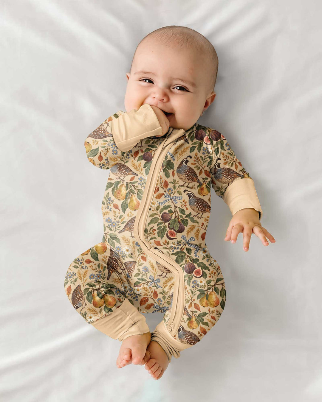 Quail & Pears Bamboo Convertible Zippy