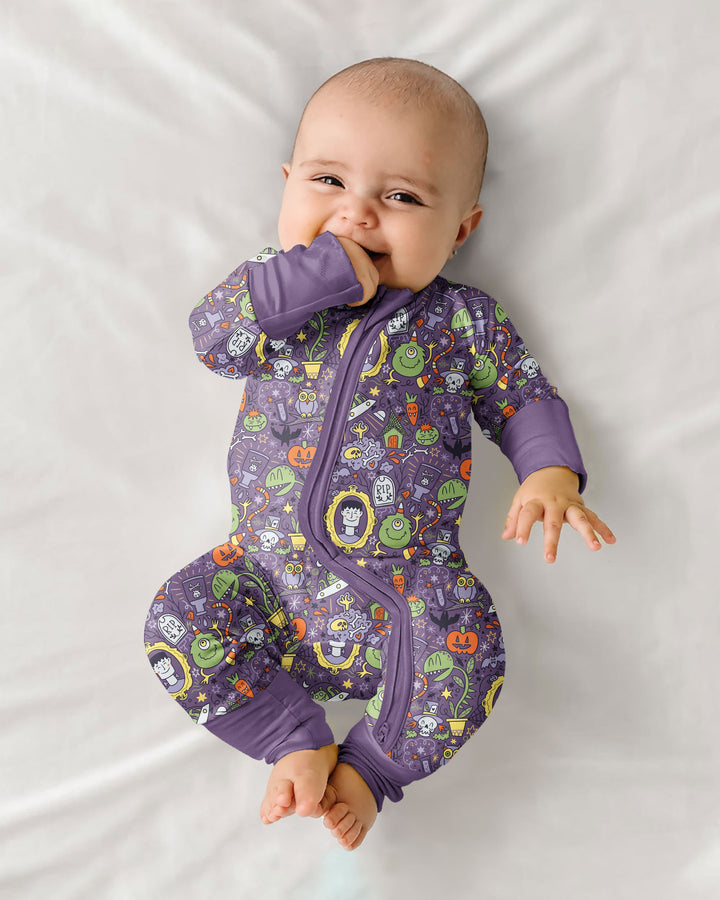 Halloween Monster Fun Bamboo Convertible Zippy