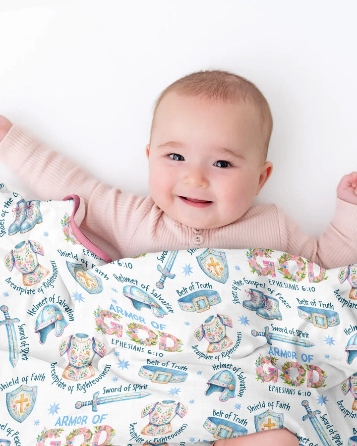 Put On The Full Armor Of God Bamboo Blanket