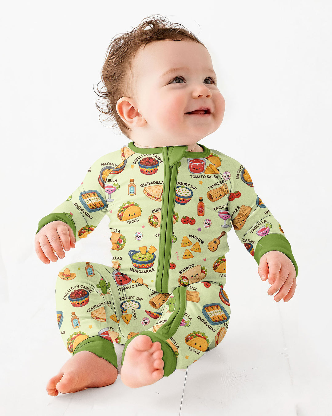 Kawaii Mexican Food Bamboo Convertible Zippy