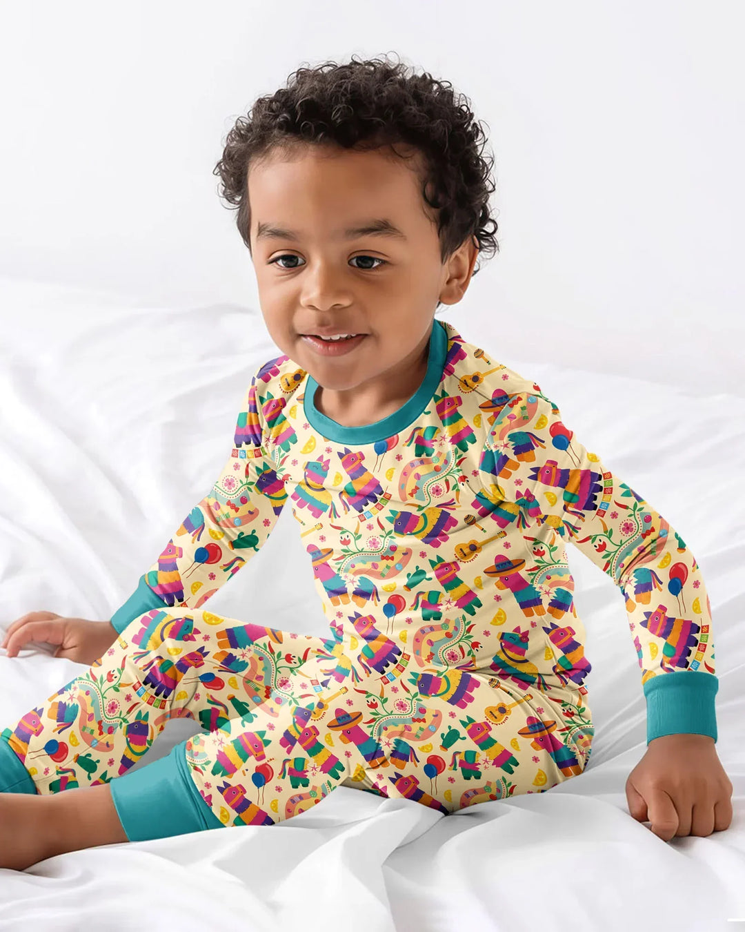 Template Bamboo Two Piece Long Sleeve Pyjamas Set