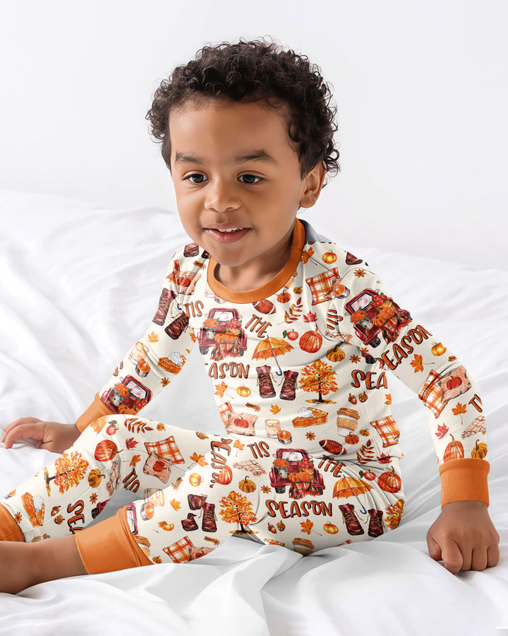 Template Bamboo Two Piece Long Sleeve Pyjamas Set