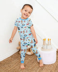 Best Bud Bark Family Matching Bamboo Two Piece Short Sleeve Pajama Set