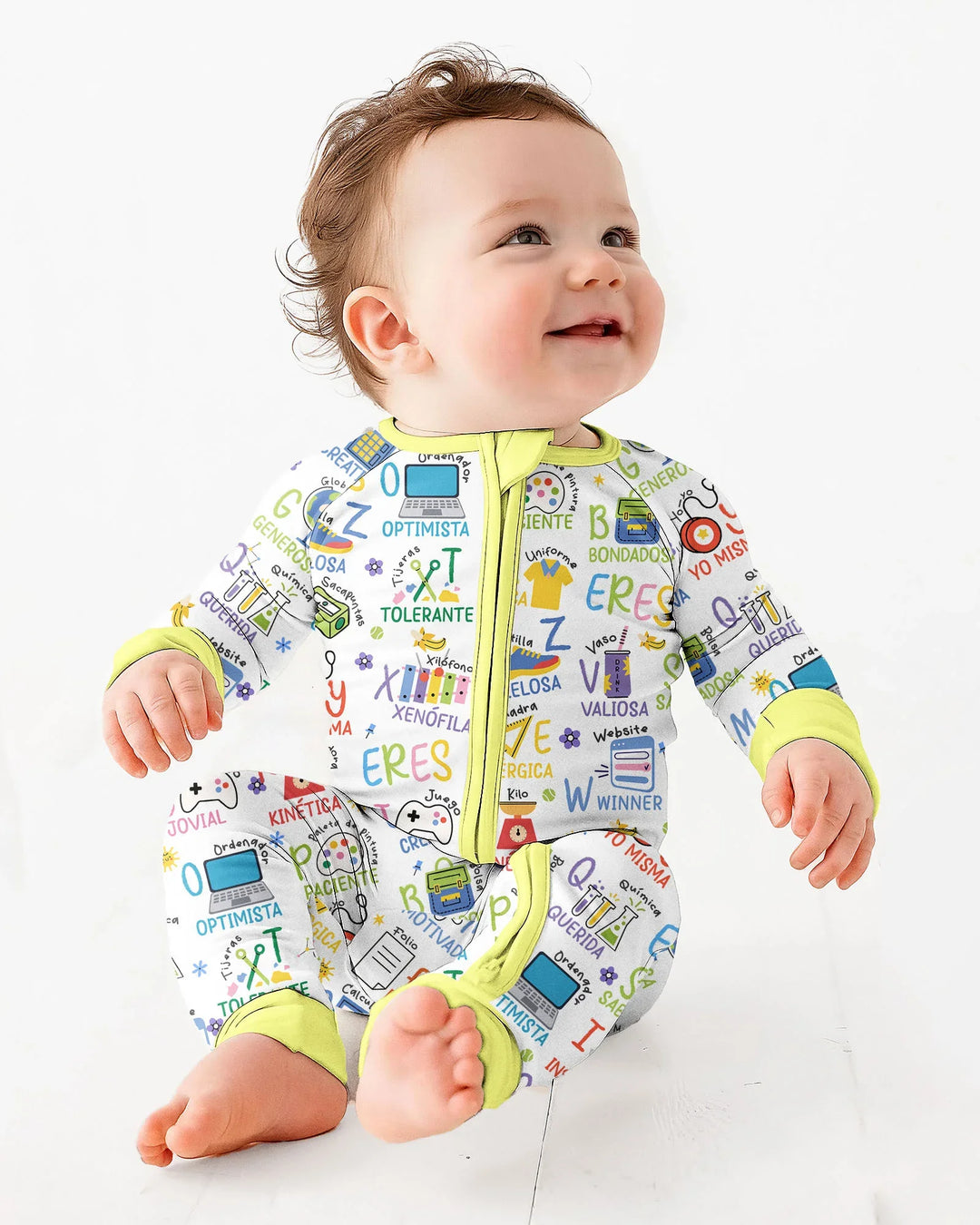 You Are Spanish Alphabet Version Bamboo Convertible Zippy