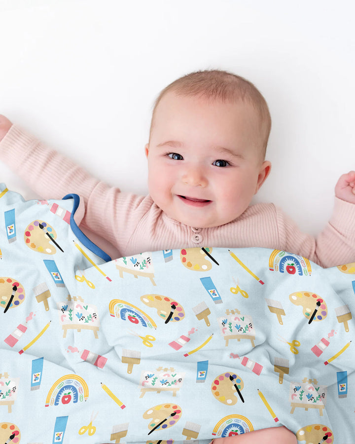 Custom Name When I Wake Up I Will Be Starting School Bamboo Blanket