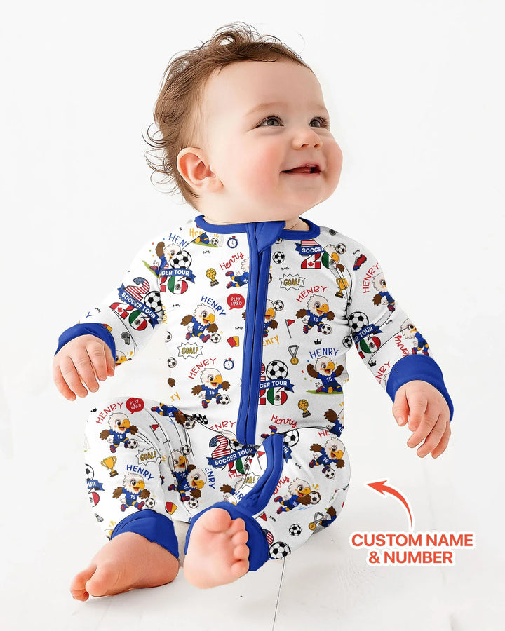USA We Are Champions Soccer Tour 2026 Bamboo Convertible Zippy