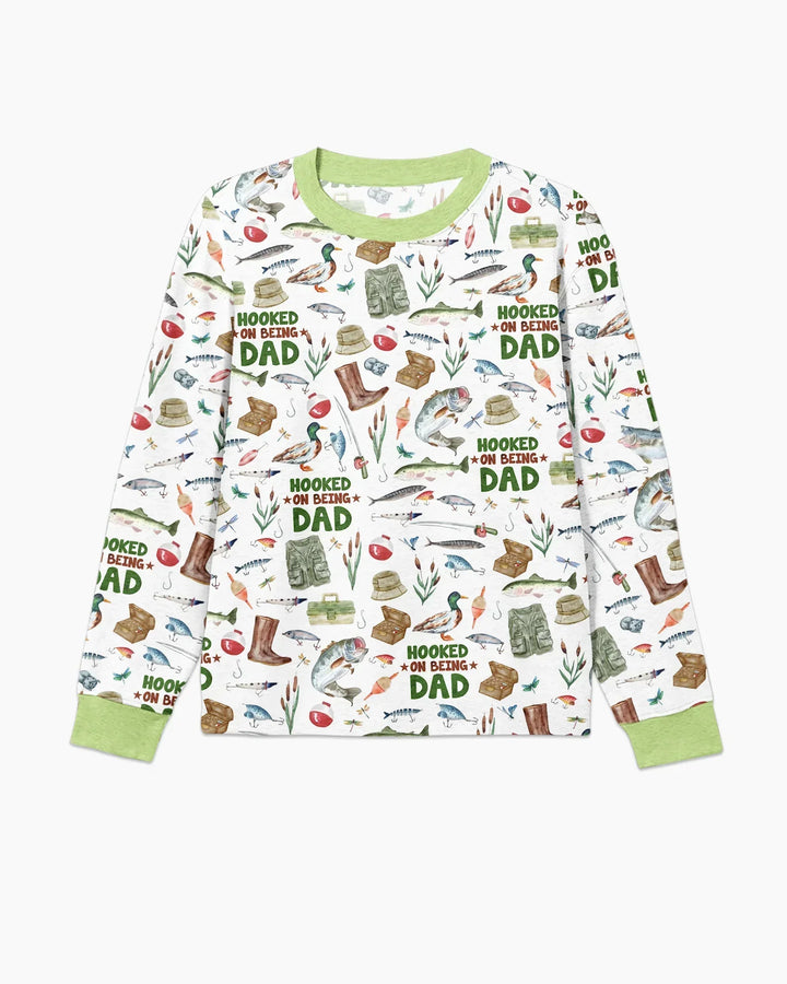 Hooked On Being Dad Daddy & Me Matching Bamboo Men's Pajama Set