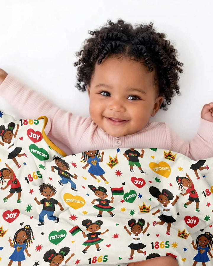 Celebrate Juneteenth Freedom Bamboo Blanket
