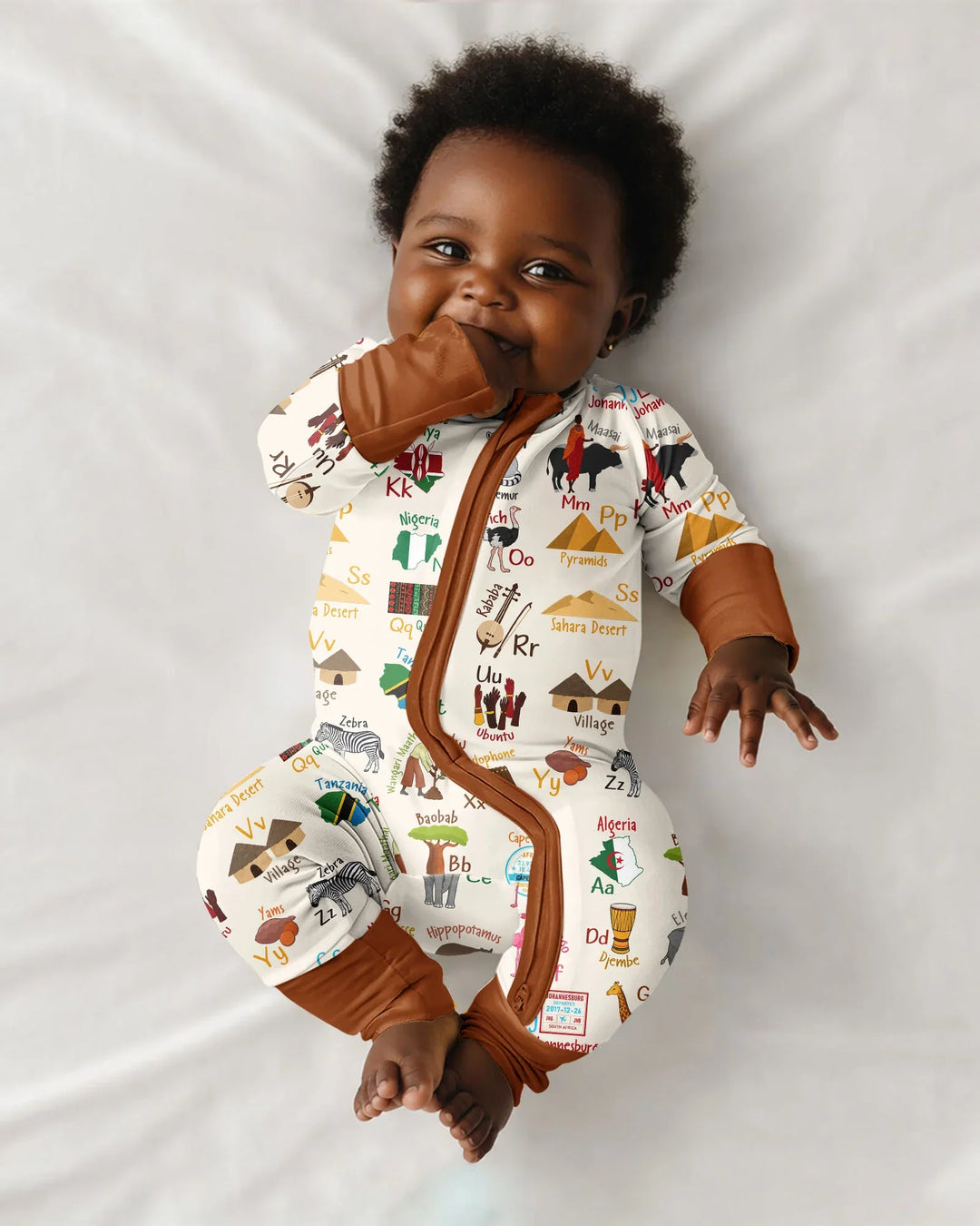 Explore Africa Geography Alphabet Bamboo Convertible Zippy