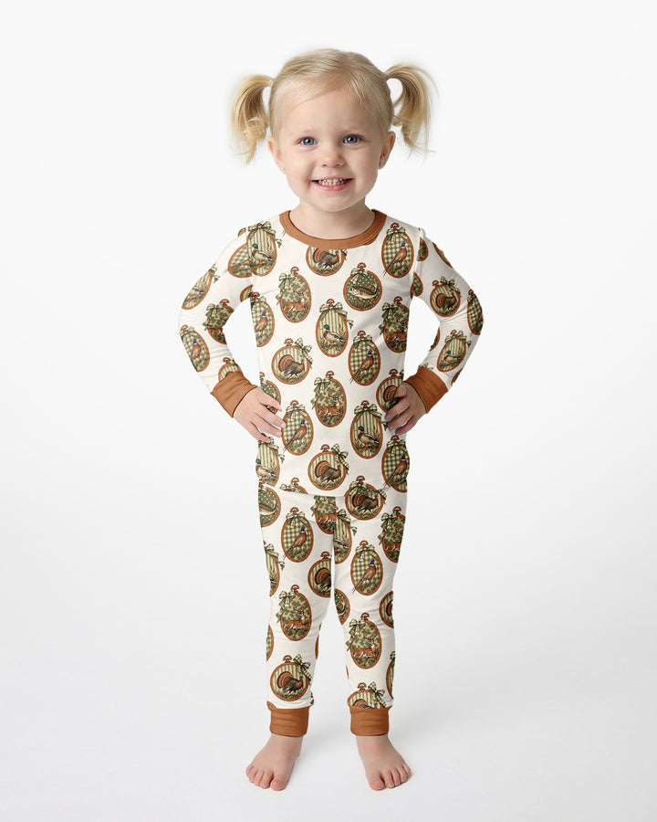 Hunting Season Bamboo Two Piece Long Sleeve Pajama Set