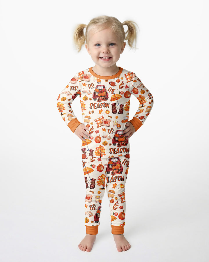 Template Bamboo Two Piece Long Sleeve Pyjamas Set