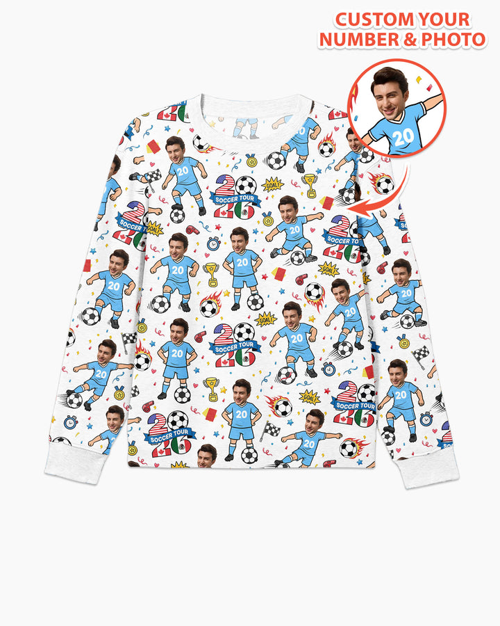 Soccer Tour 2026 Best Player Bamboo Men's Pajama Set