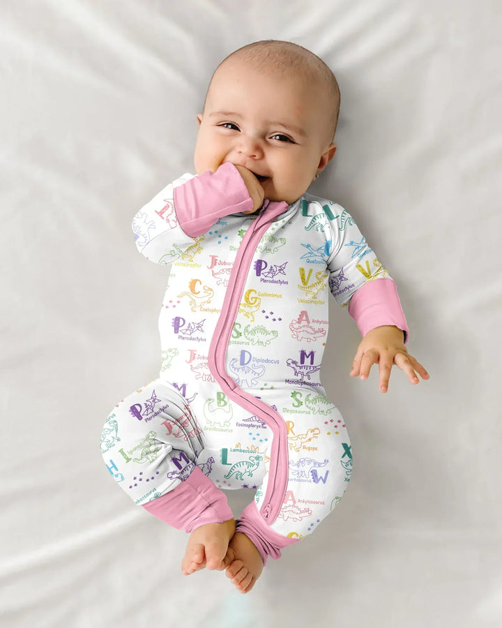 Dino Alphabet ABC Bamboo Convertible Zippy