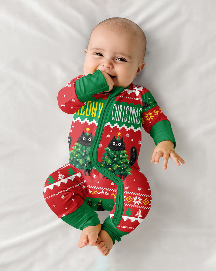 Meowy Christmas Bamboo Convertible Zippy