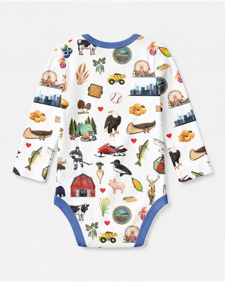 Minnesota Lover Family Matching Bamboo Bodysuit