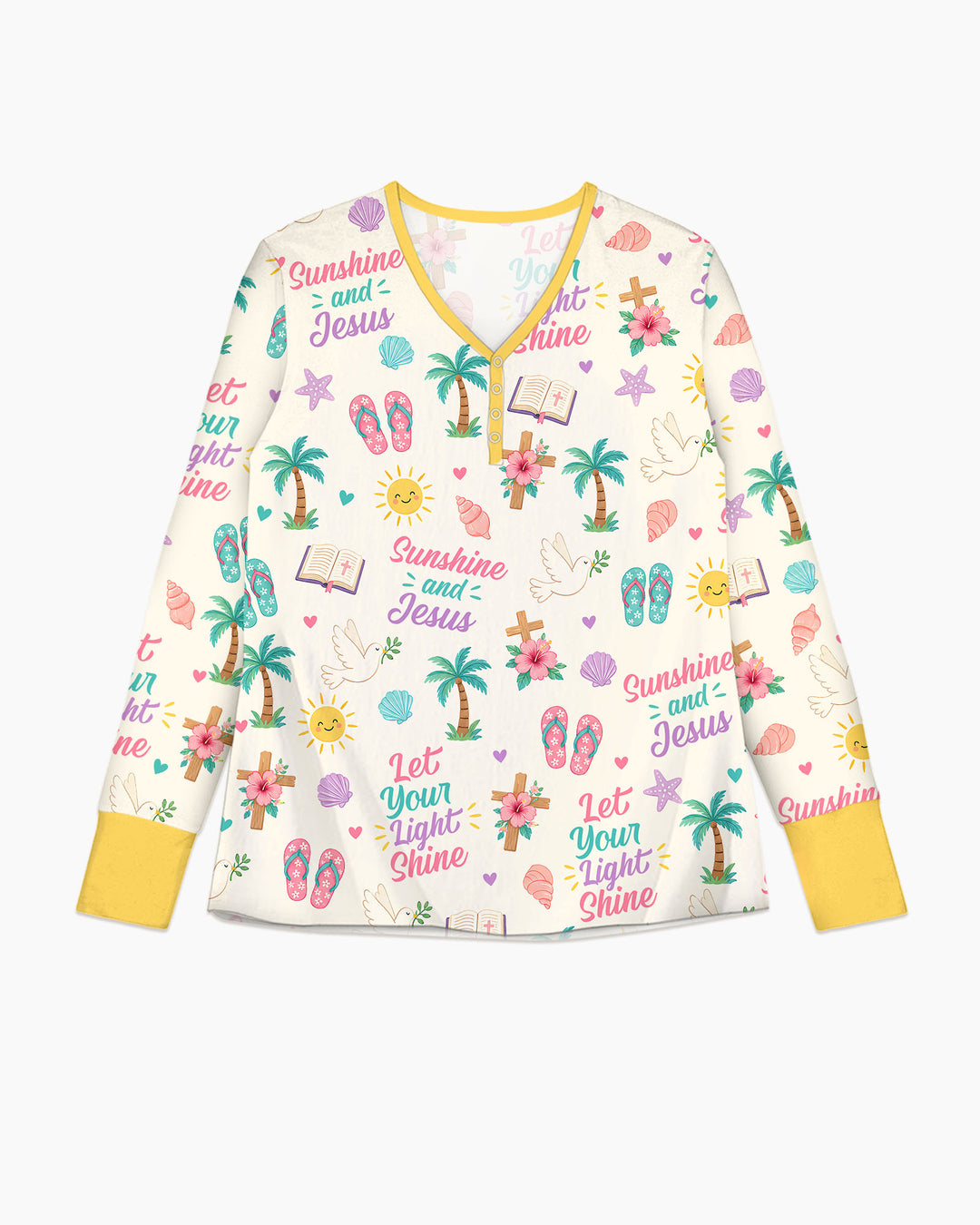 Sunshine and Jesus Summer VBS Bamboo Women Pajama Set