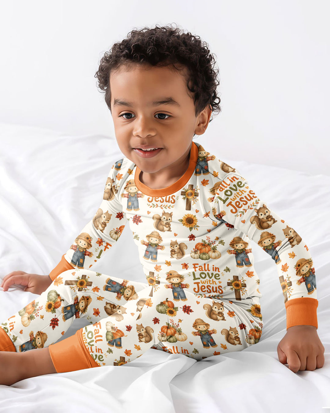 Template Bamboo Two Piece Long Sleeve Pyjamas Set