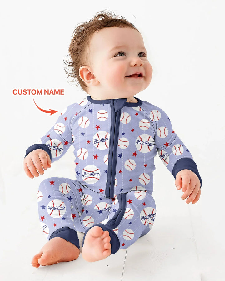 Custom Name Rookie of The Year Matching Bamboo Convertible Zippy