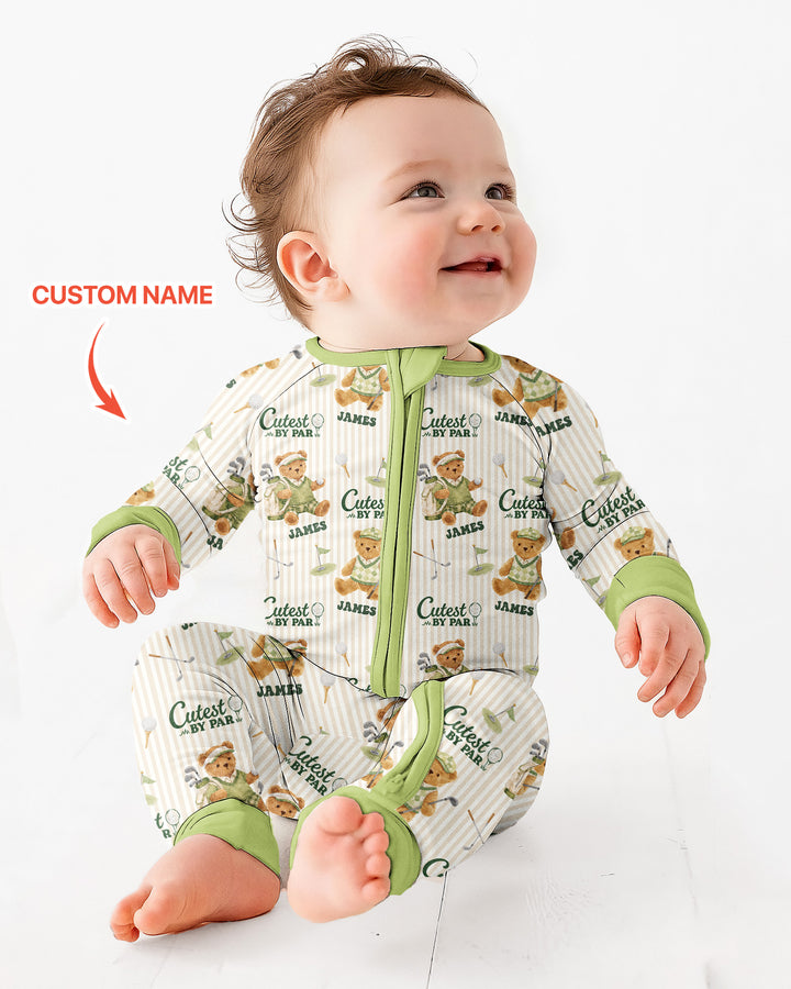 Cutest By Par Custom Name Bamboo Convertible Zippy