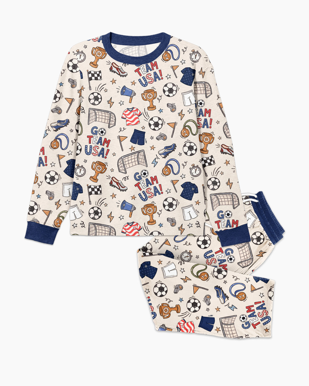 Soccer Go Team USA Bamboo Men's Pajama Set