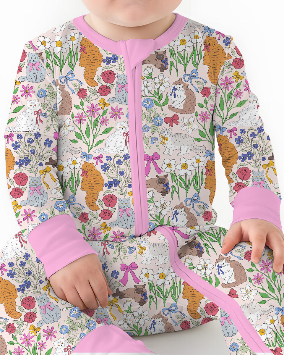 The Garden Cattery Mommy & Me Matching Bamboo Convertible Zippy