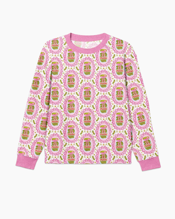 Pickle Coquette Bamboo Men's Pajama Set