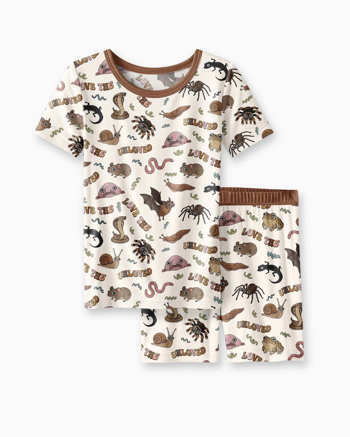 Love The Unloved Bamboo Two Piece Short Sleeve Shorts Pajama Set