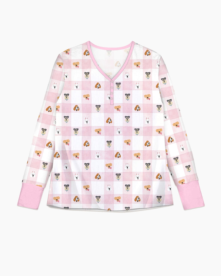 Plaid Pals Family Matching Bamboo Women Pajama Set
