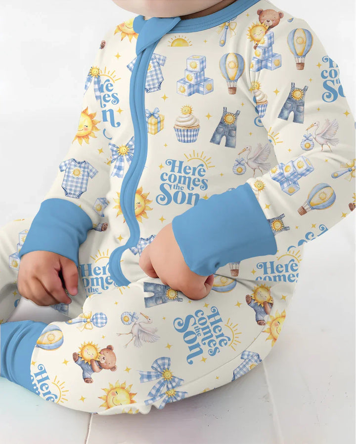 Here Comes The Son Baby Shower Bamboo Convertible Zippy