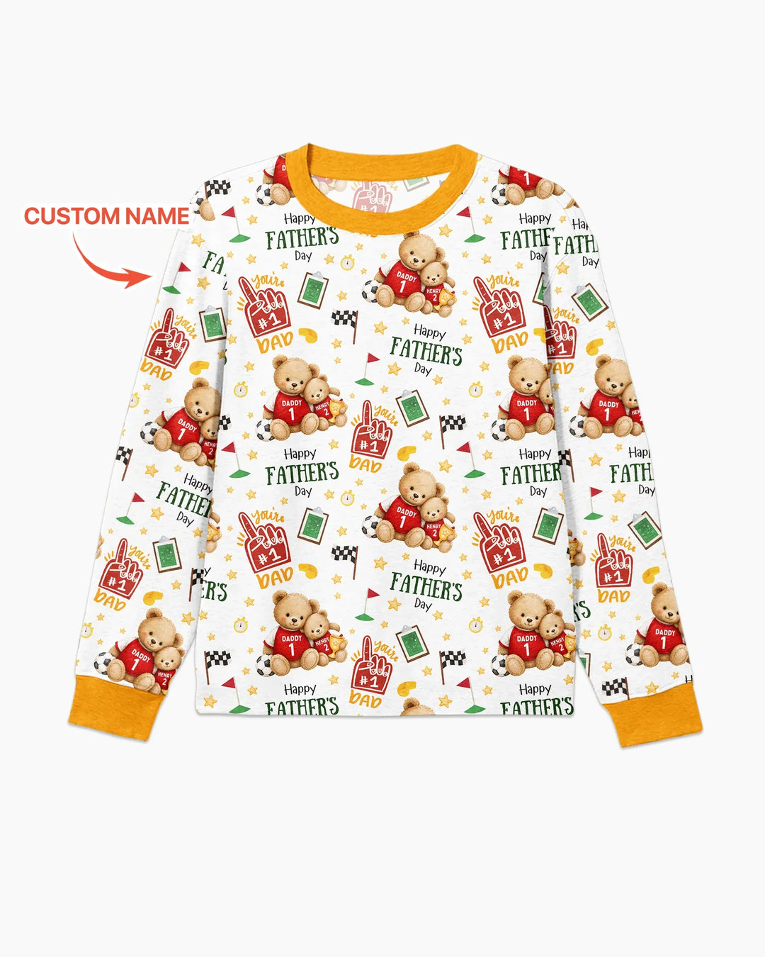 You're #1 Dad Daddy & Me Matching Bamboo Men's Pajama Set