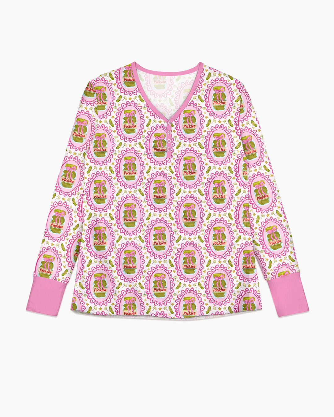 Pickle Coquette Bamboo Women Pajama Set