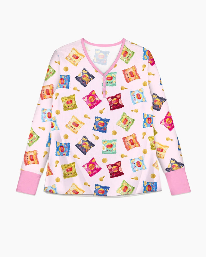 Potato Chips Bamboo Women Pajama Set