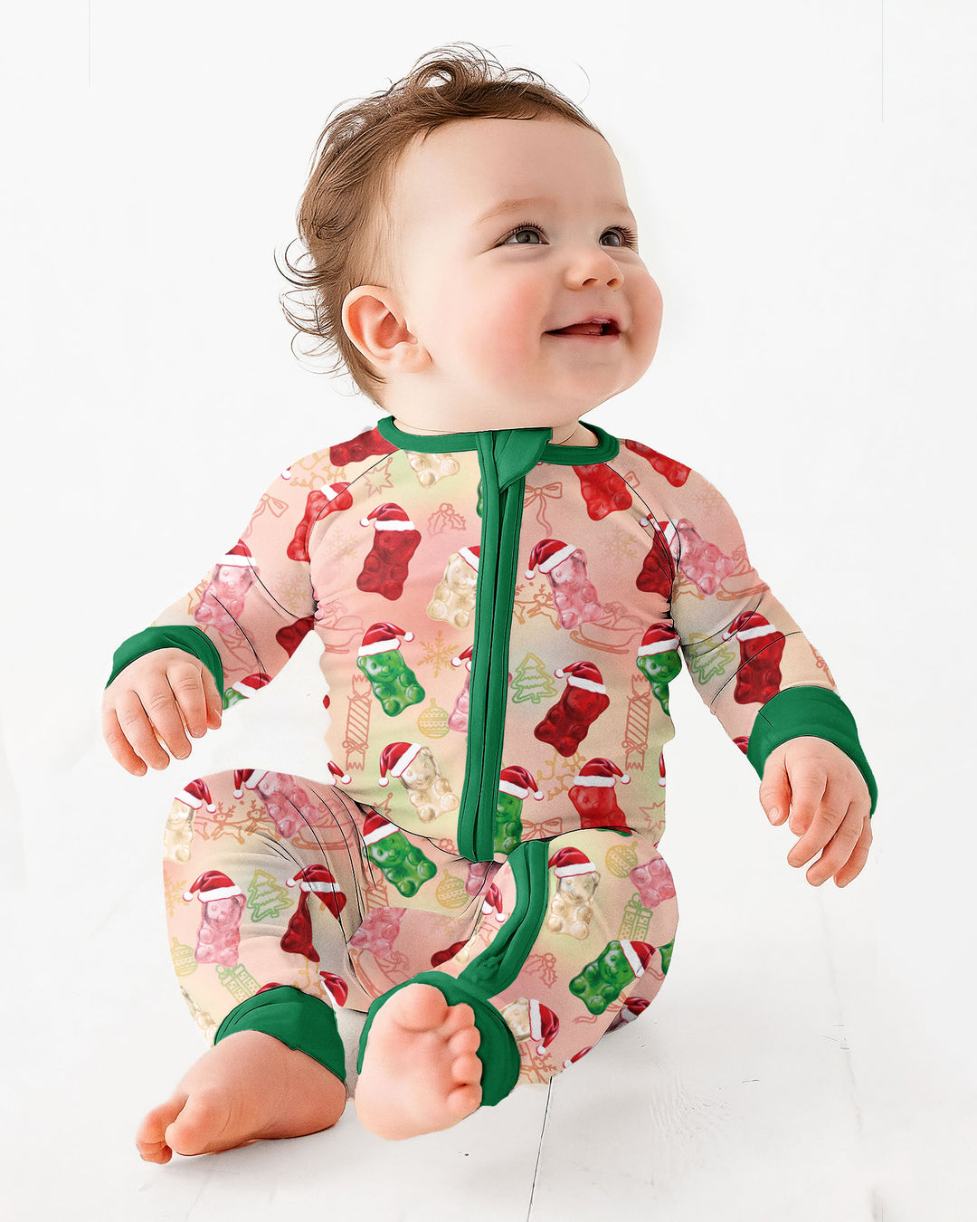 Gummy Bear Santa Christmas Bamboo Convertible Zippy