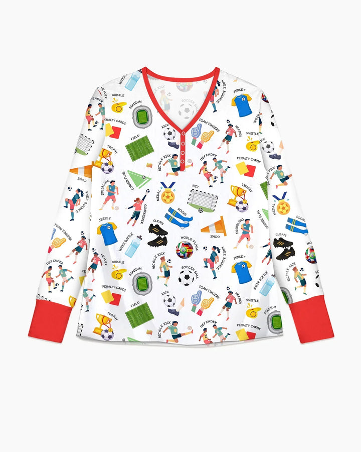 Soccer Fever All About The Game Bamboo Women Pajama Set