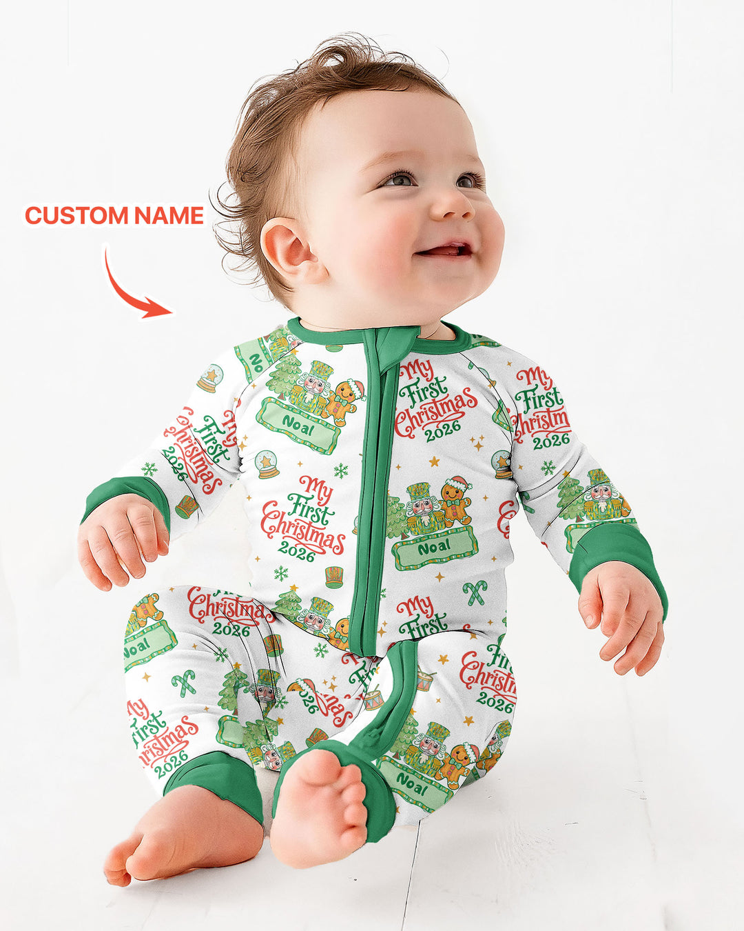 Custom Name Nutcracker Christmas Tale Bamboo Convertible Zippy