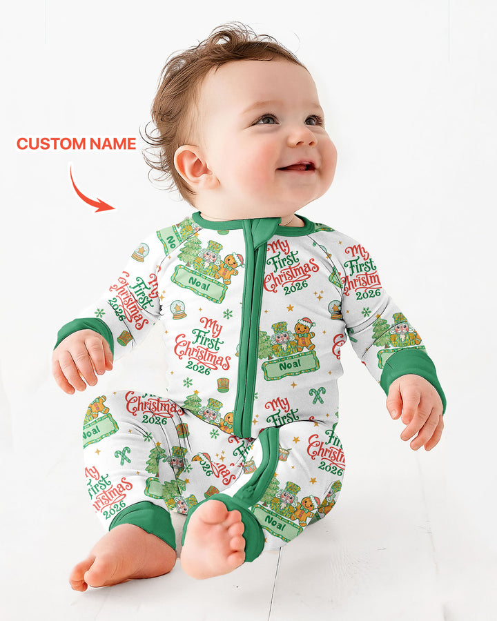 Custom Name Nutcracker Christmas Tale Bamboo Convertible Zippy