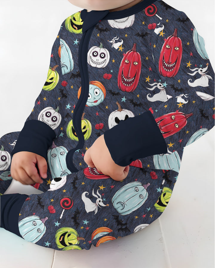 Nightmare Pumpkin Bamboo Convertible Zippy