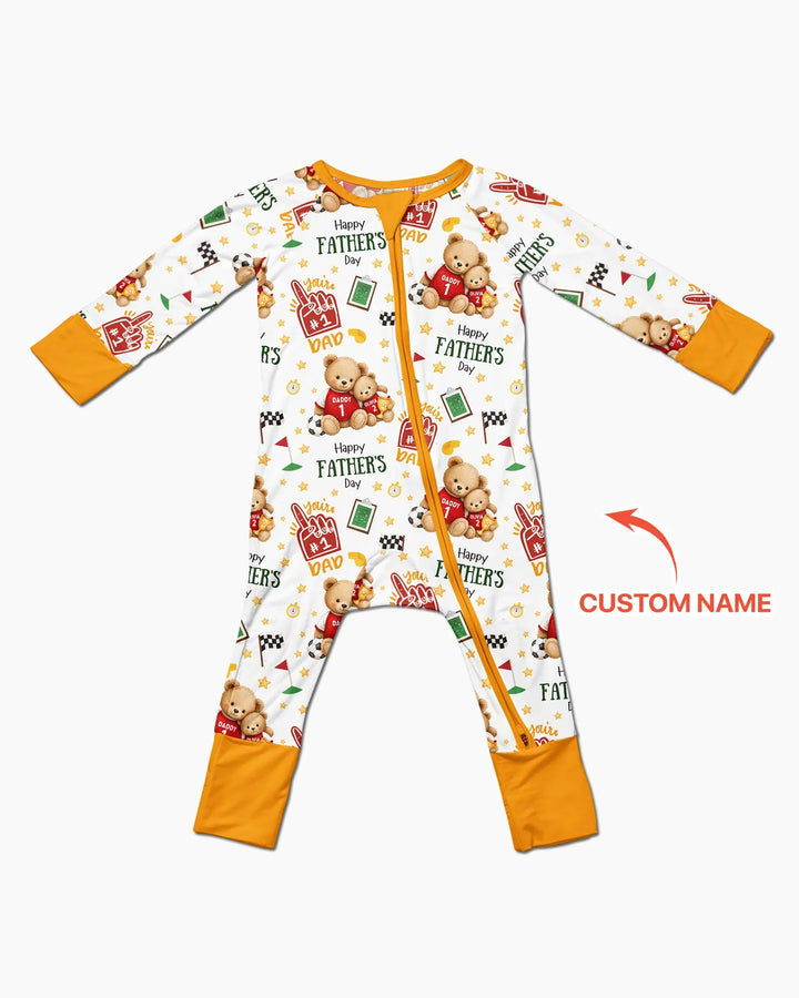 You're #1 Dad Daddy & Me Matching Bamboo Convertible Zippy