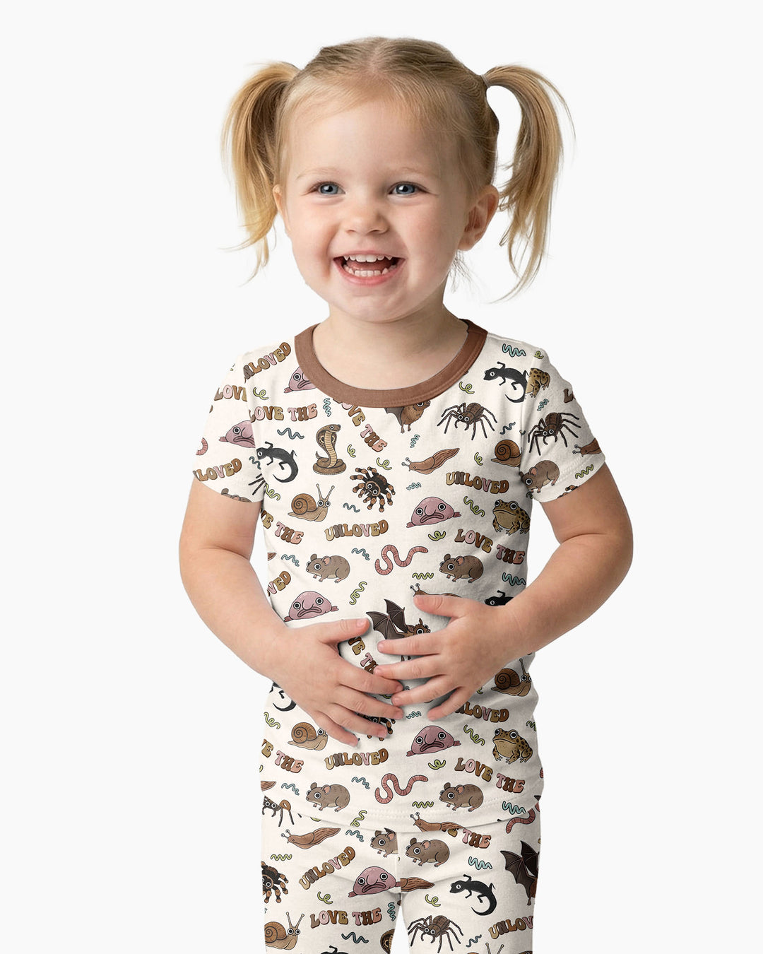 Love The Unloved Bamboo Two Piece Short Sleeve Pajama Set