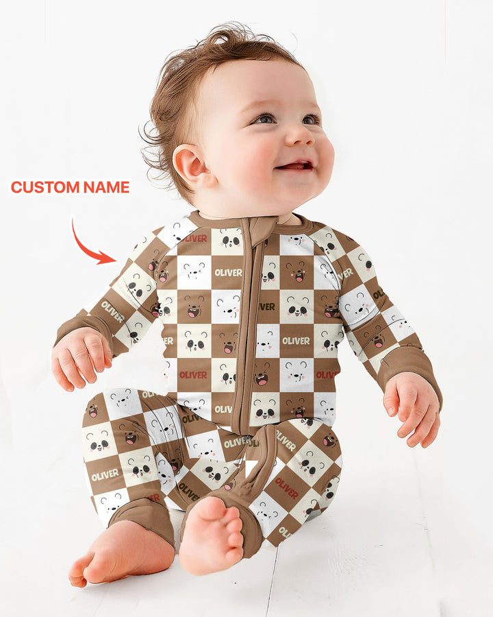 I Am Baby Bears Bamboo Convertible Zippy