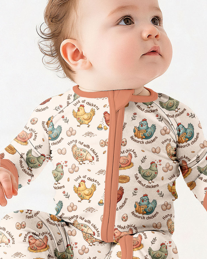 Chicken Lover Bamboo Convertible Zippy