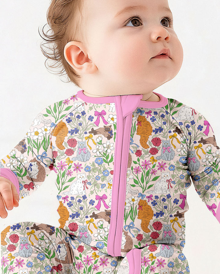 The Garden Cattery Mommy & Me Matching Bamboo Convertible Zippy